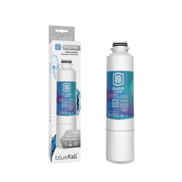 Drinkpod Samsung Compatible Da29-00020b Refrigerator Water Filter by Bluefall, PK 2 BF29-00020B-2pack - main